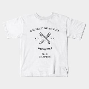 Society of Pencil Pushers Kids T-Shirt